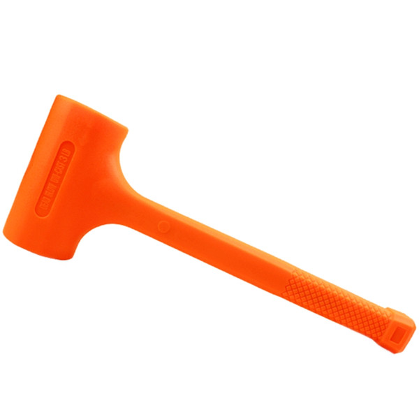 Dead Blow Mallet Orange Soft Rubber Unicast Hammer