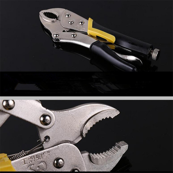 10 inch Repair Tool Car Home Mulitifunction Curved Jaw Locking Grip Pliers with Wire Cutter