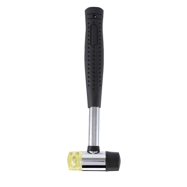 Rubber Mounting Hammer Fitting Tool Wear-resistant and Slip-proof Installation Household Tools Steel Handle Double Face