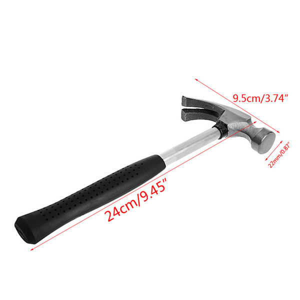 Multifunction Steel Claw Hammer Rubber Handle Emergency Escape Safety Car Home 40JE