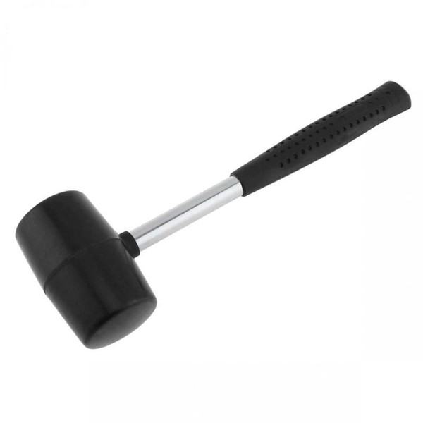 Rubber Mounting Hammer Fitting Tool Wear-resistant Slip-proof Installation Tools Steel Handle Double Head 300/500/750/1000g Sale