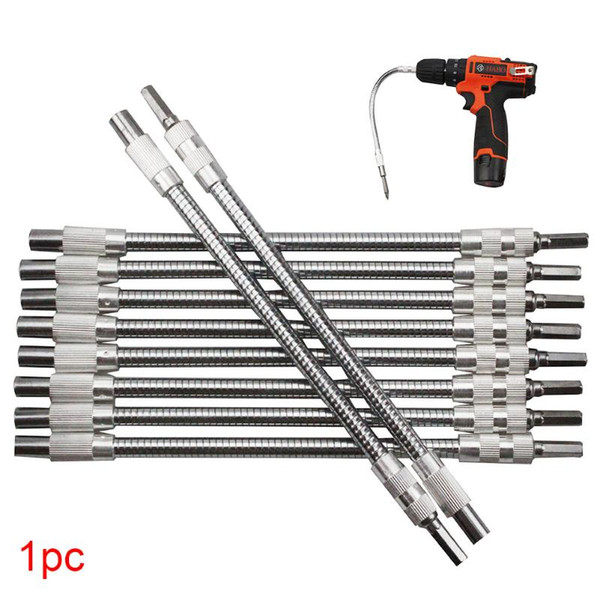 Electric Extension Screwdriver Drill Bit Accessories Durable Flexible Shaft Multifunctional Rod Hose Connection Tool Metal