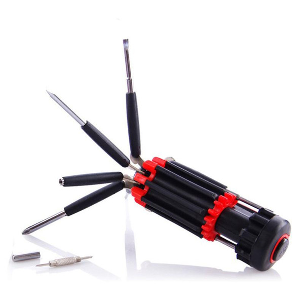 New 8 in 1 Screwdriver Multifunctional Tools with for Home Auto Outdoor XOA88