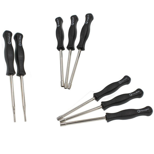 ELEG-8 pcs Screwdriver Carburetor Adjustment Tool Single D Double D Hexagon Hex Socket Kit Set