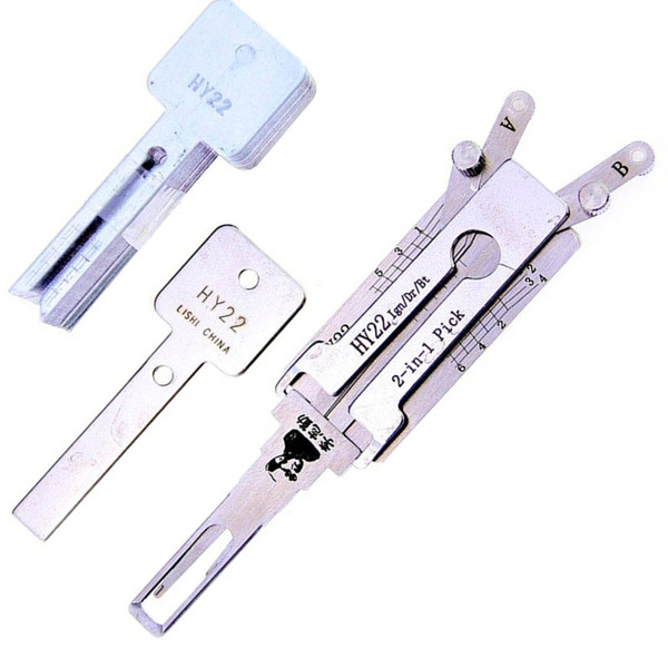 Hot Sale Lishi HY22 2 in 1 Lock Pick and Decoder for Hyundai Auto Tool Set