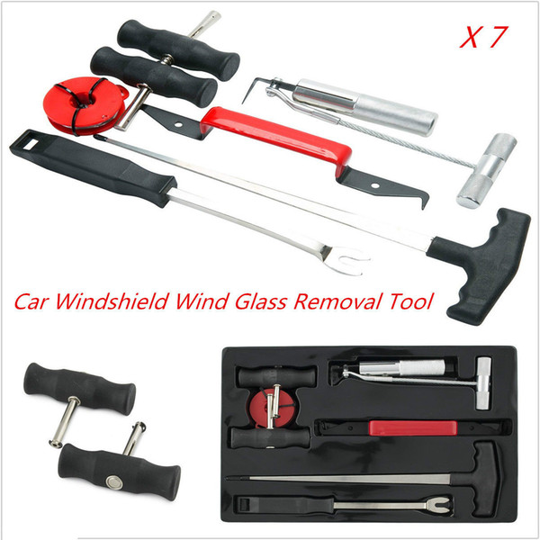 Profe Windshield Removal Tool Kit 7pc Automotive Wind Glass Remover Hand Tool