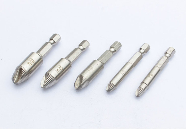 Screw extractor wood screw iron screw slippery broken head removal high speed steel broken wire removal tool