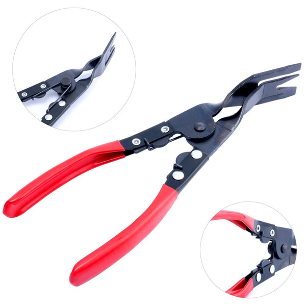 Door Panel Trim Clip Removal Tool Pliers Trim Clip Removal Plier (Red/Black)