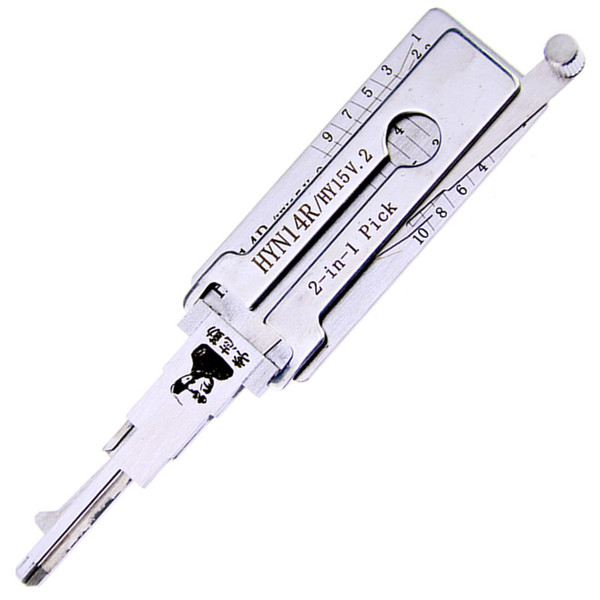 Original LISHI 2 In 1 HY15 HYN14R Laser Key New car Decoder and Lock Pick Combination Genuine