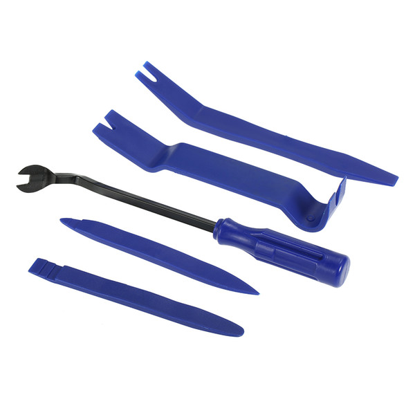 Freeshipping 5pcs Car Trim Removal Tool Kit Door Clip Panel Audio Installer and Removal Tools