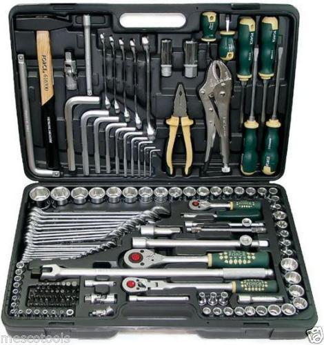 New MASTER TOOL KIT FORCE 142PC COMBINATION TOOL SET 1/2