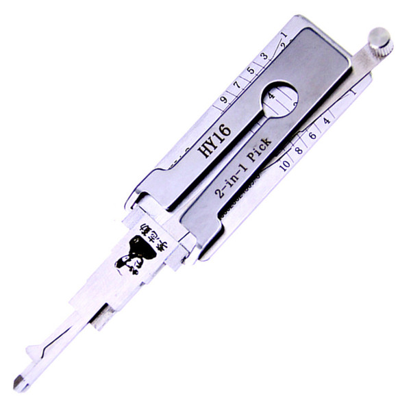 Original LISHI Auto Tool HY16 2 in 1 Auto Lock Pick and Decoder for HYUNDAI KIA