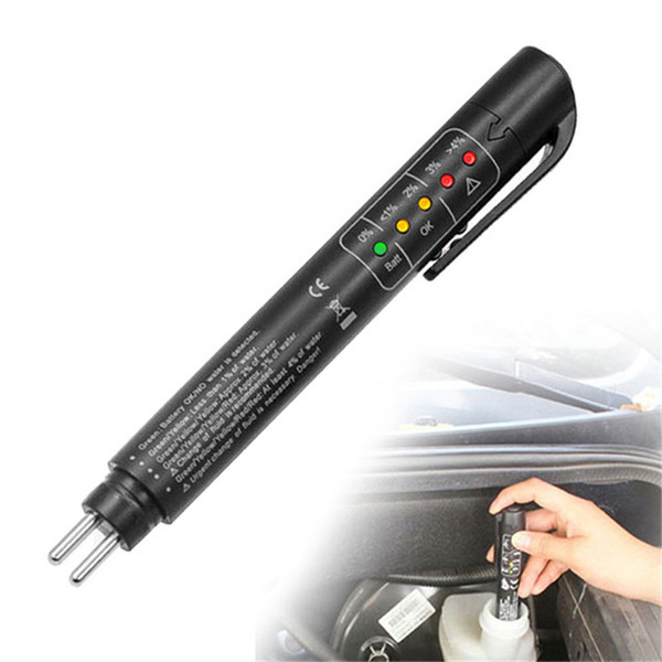 Accurate Oil Quality Check Pen Universal Brake Fluid Tester Car Brake Liquid Digital Tes 5LED Display Auto Power Off Car Brake Detectorter