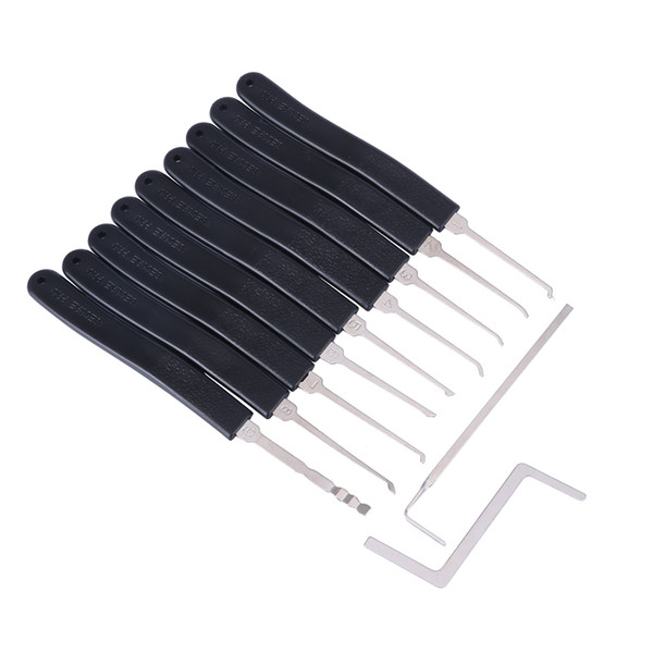 Free shipping 9Pcs KLOM Lock Picks Set Lock Picking tools Door Lock Opener Locksmith Tools