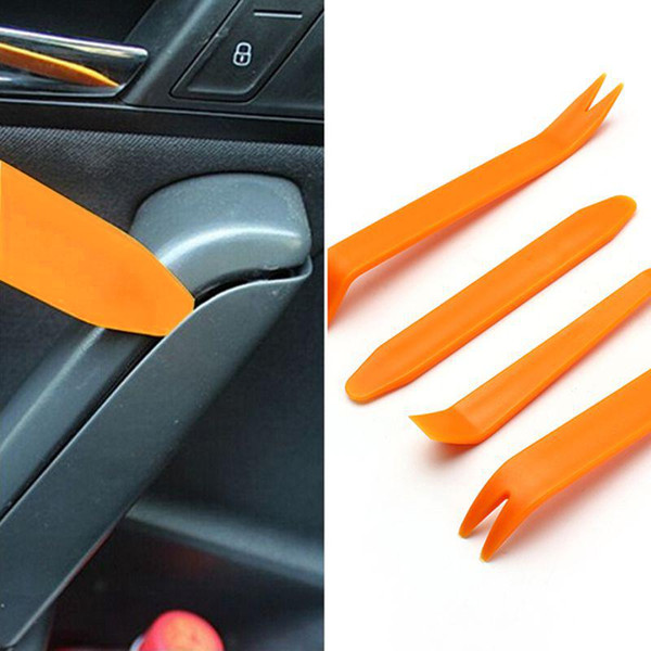 Automobile Rad io Panel Door Clip Trim Dash for Audio Removal Installer Pry Repair Tool Set 4pcs/set Car Panel Removal Tools #HP