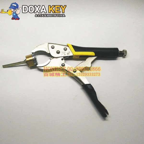 100% Original HUK 10-inch Locking Pliers High Puality Dissemble Tool Strong Lock Bench Locksmith Supplies