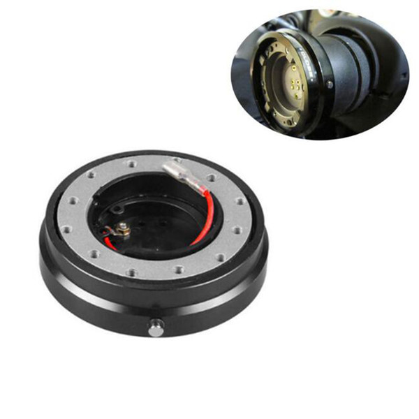 Quick release removable car steering wheel hub boss adapter kit