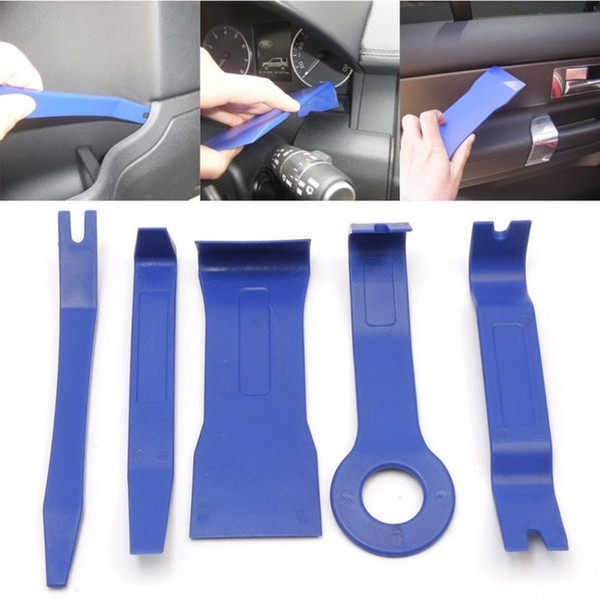 Car-styling multi-functional 5pcs Auto Car Radio CD player dismantling tools DVD navigation machine Audio Removal Installer Pr