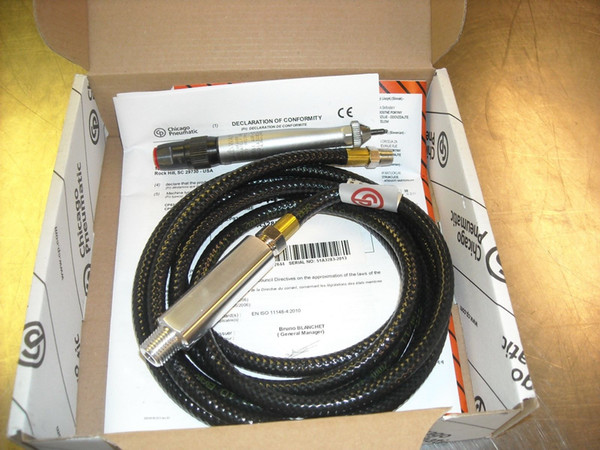 Chicago Pneumatic Air Scribe # CP-9361 Engraving Tool & Hose NEW IN ORIGINAL BOX