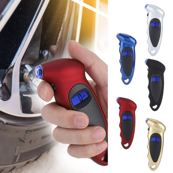 tire pressure gauge meter Car Truck Bicycle Digital Tire Pressure Meter Gauge Air PSI Tester 4 Settings accesorios automovil