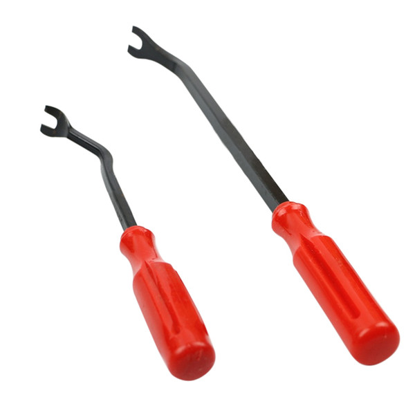 dropshipping 2Pcs Steel and Nylon Panel Set Auto Trim Door Panel Window Molding Upholstery Clip Removal Tool Kit OE88