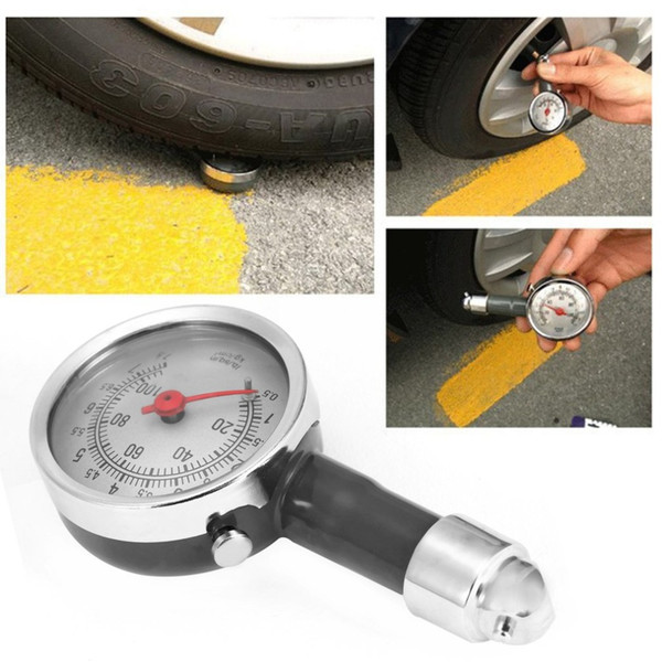 Black High Precision Car Motor Bike Dial Tire Mini Tire Pressure Gauge Meter Measurement Fetal Pressure Monitor Tools