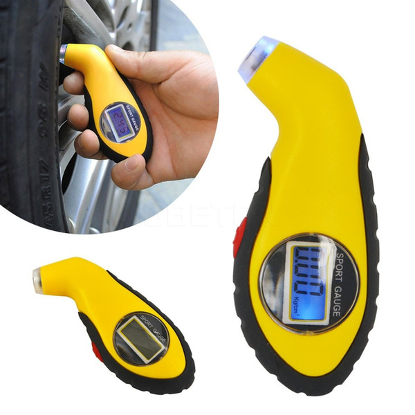 Hot Sale LCD Digital Auto Car Motorcycle Air Pressure Tire Tyre Gauge Tester Tool Dropshipping Tire Pressure Alarm Car Scanner