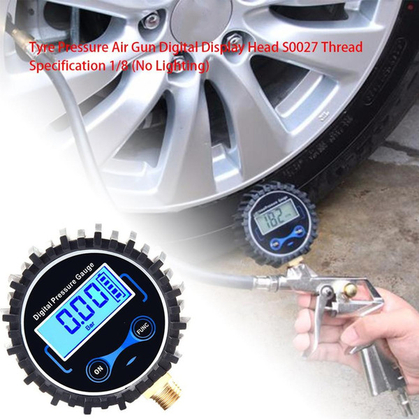 Thread Size Tire Pressure Air Tool Digital Display Head Tire Inflation Tool Digital Pressure Instrument