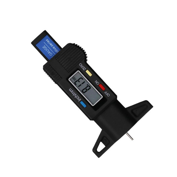 High-Precision Digital Tread Depth Gauge Car Tire Wear Detection Electronic Vernier Caliper Car Measurer Tool