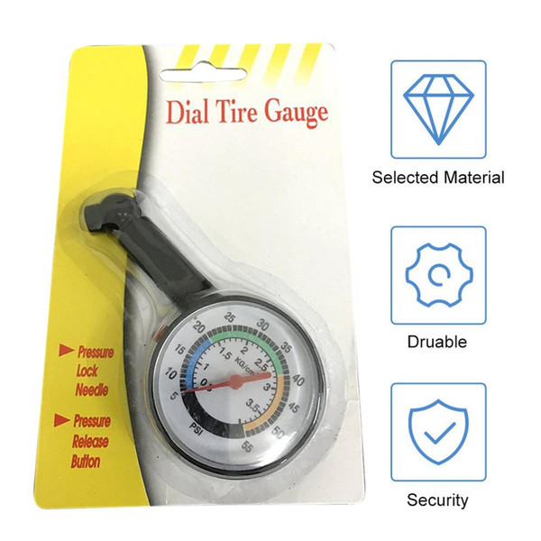 Car Tire Pressure Gauge High-precision Multi-Function Tire Pressure Gauge Meter Deflatable Vehicle Tools