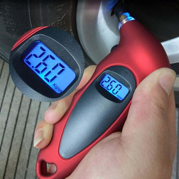 2022New Digital Car Tire Tyre Air Pressure Gauge Meter LCD Display Manometer Barometers Tester for Car Truck Motorcycle Bike