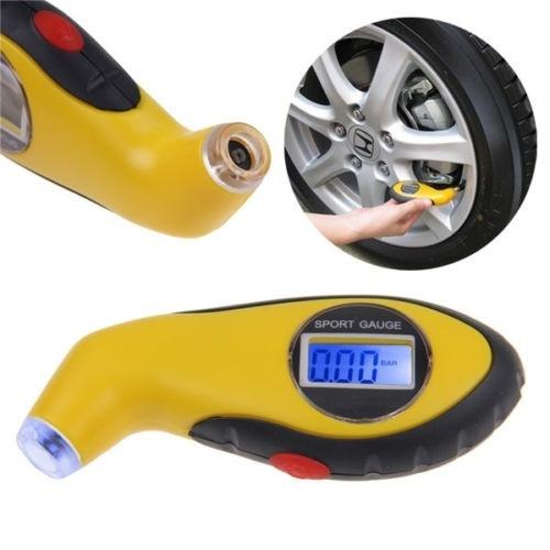 Tyre Air Pressure Gauge Meter Electronic Digital LCD Car Tire Manometer Barometers Tester Tool For Auto Car Motorcycle 14% off