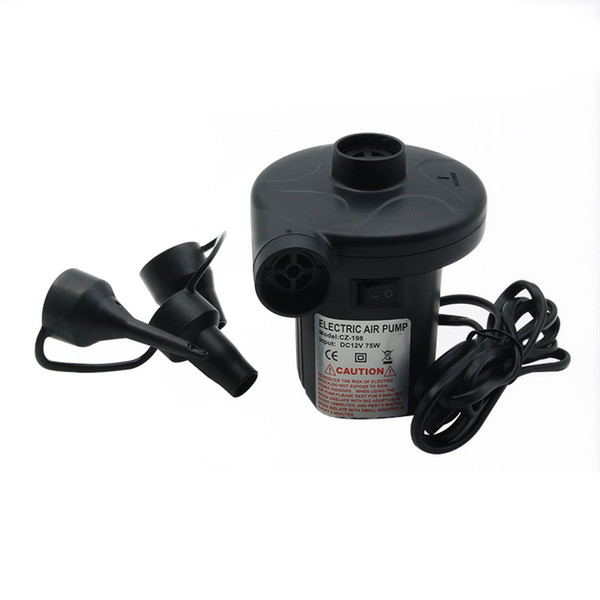 DC12V car air pump inflatable bed swimming ring / sauna bucket air pump can deflate HS-198A multifunctional air pump