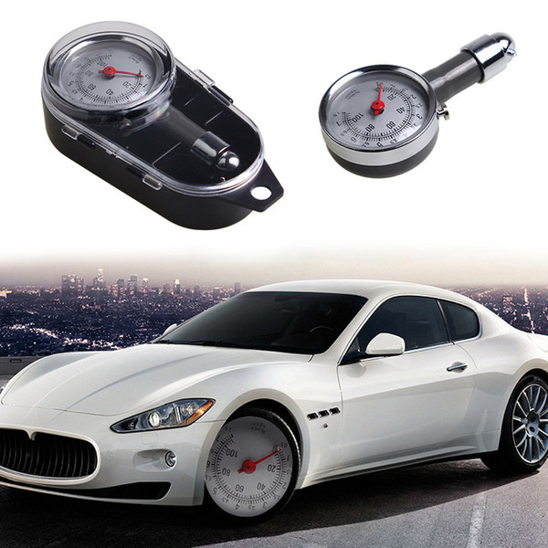 Auto Wheel Tire Air Pressure Gauge Meter Handle Mirror Shaped Vehicle Motorcycle Car Tyre Tester FO Sale