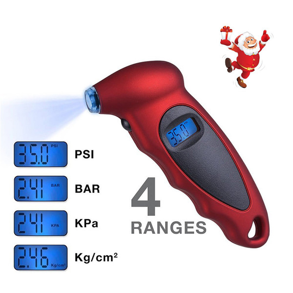 Car accessories Tire pressure gauge 0-150 PSI Backlight High-precision digital tire pressure monitoring car gauge