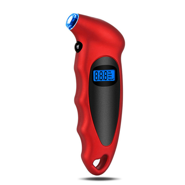 Car Motorcycle Bike Mini Digital Tire Gauge Tire Diagnostic LCD Display Car Digital Pressure Tool Gauge 4 Color