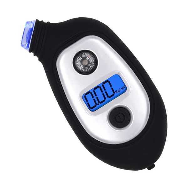 Automobile digital display tire barometer automobile tire barometer LCD display pressure tester diagnostic