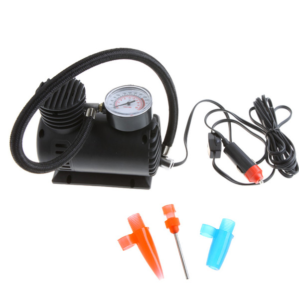 Portable Car/Auto DC 12V Electric Air Compressor/Tire Inflator 300PSI 20.7 BAR 2069 KPA Automobile Emergency Air Pump