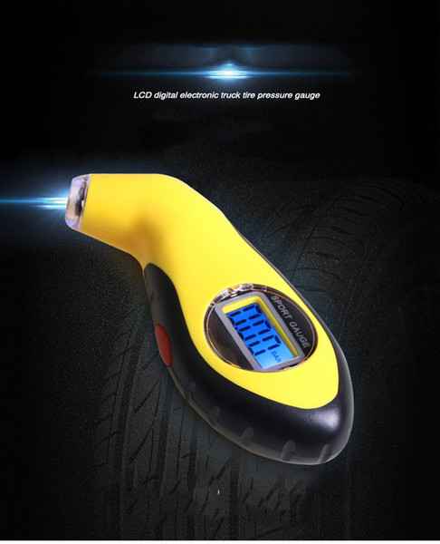 2018 popular Tyre pressure monitor ,h0tj7 digital tire inflator gun for sale