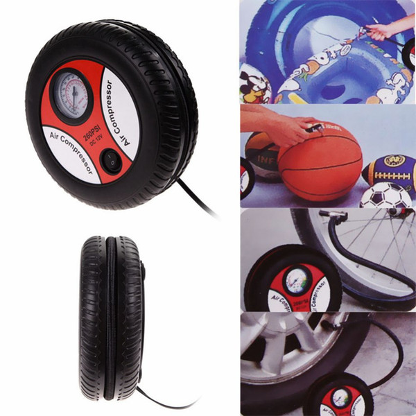 Portable Electric Mini Tire Inflator mini Compressor DC 12V Auto Air Compressor Pump Car Tyre Tire Inflator