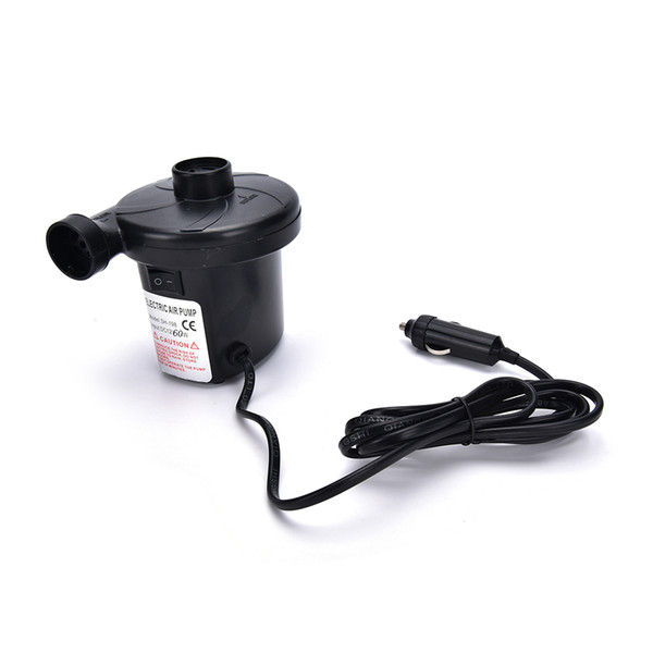 electric air inflator New 12V Car Inflatable Car Auto DC Electric Air Pump Inflator + 3 Nozzles AirBed Mattress Boat