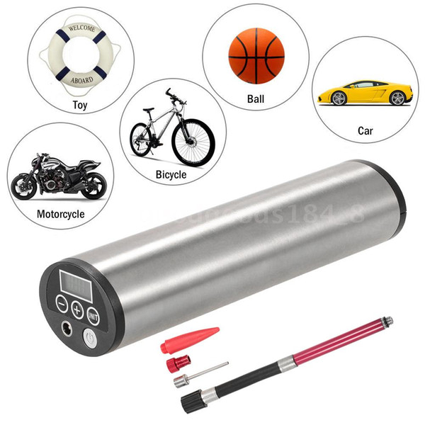 Wholesale-Hot 150PSI Rechargeable Electric Portable Car Cycling Bicycle Bike Pump Tire Tyre Inflator Auto Air Compressor with LCD Display