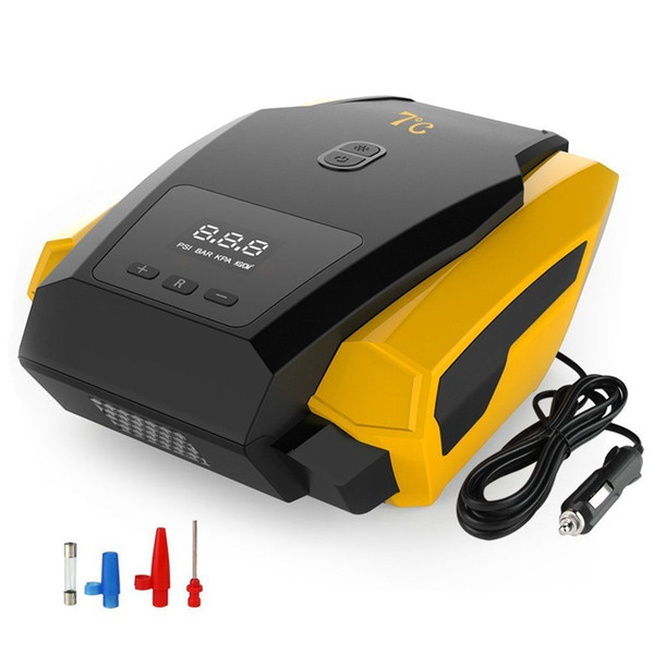 New Portable Car LED Digital Tire Inflator 12V 150PSI Tyre Gauge Air Compressor Pump Free Shipping