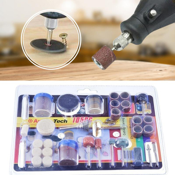 105pcs Electric Grinder Tool Accessories High Speed Steel Drill Bit Set Engraving Wood Power Tools Polishing tool Accessories