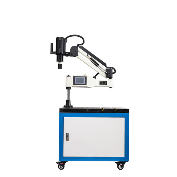 2022High Quality 220V Vertical Electric Tapping Machine Arm Collet M3-M16 Motor With English Panel(Worktable not included)