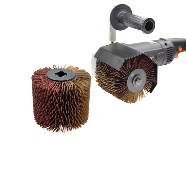 110*100*19mm Wheel Sander Emery Grinding Wheel Sandpaper Wire Brush Angle Grinder Adapter