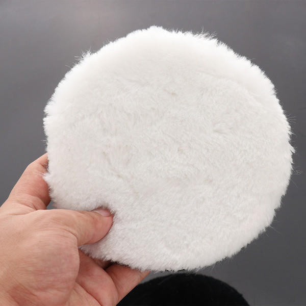 6 Inch Wool Polishing Wheel Hook & Loop for Car Motorcycle Paint Waxing Furniture Buffing Polishing Waxing Sealing Glaze