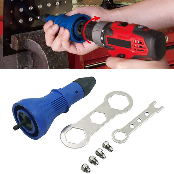 2022New Professional Electric Rivet Nut Detachable Rivet Drill Adapter Insert Nut Tool #NN731