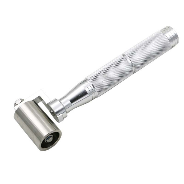 Stainless steel Flat Pressure Roller Wallpaper Apply Hand Tool With Bearing Prevent Pry the Edge of The Wallpaper