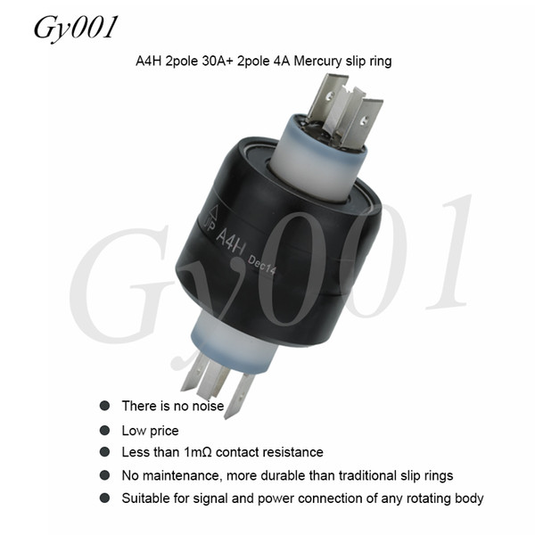 Taiwan Asiantool A4H Mercury Conductive Slip Ring 4 Way Rotary Joint USA MERCOTAC M430C